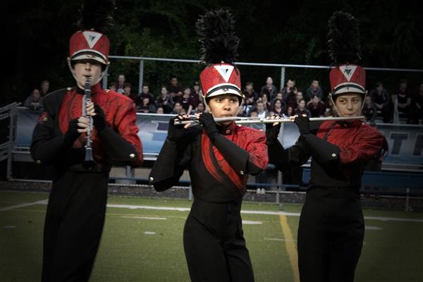 Crofton High School Marching Band Performing